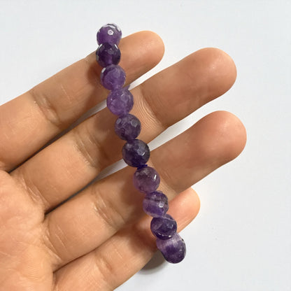 Amethyst bracelet 8 mm
