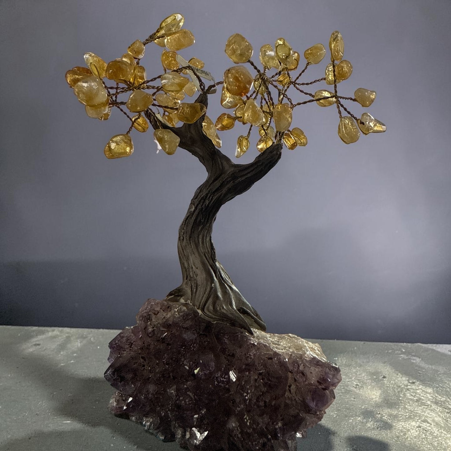 Citrine (Heated Amethyst )Tree for Wealth and Abundance (12 Branches) N507