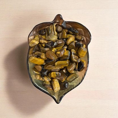 Genuine Tiger eye Tumble Stones  (Free Shipping) 7 Pieces