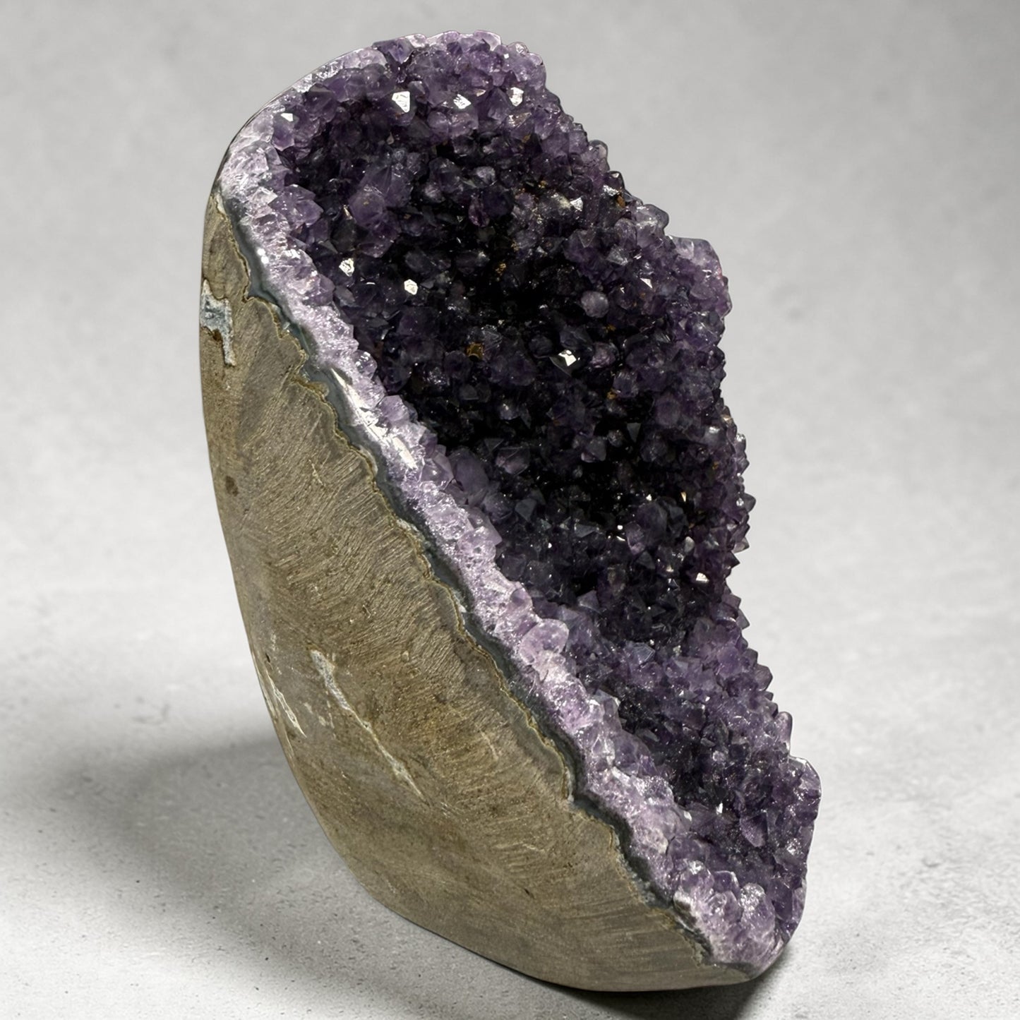 Amethyst Geode Polished from Uruguay (N489)