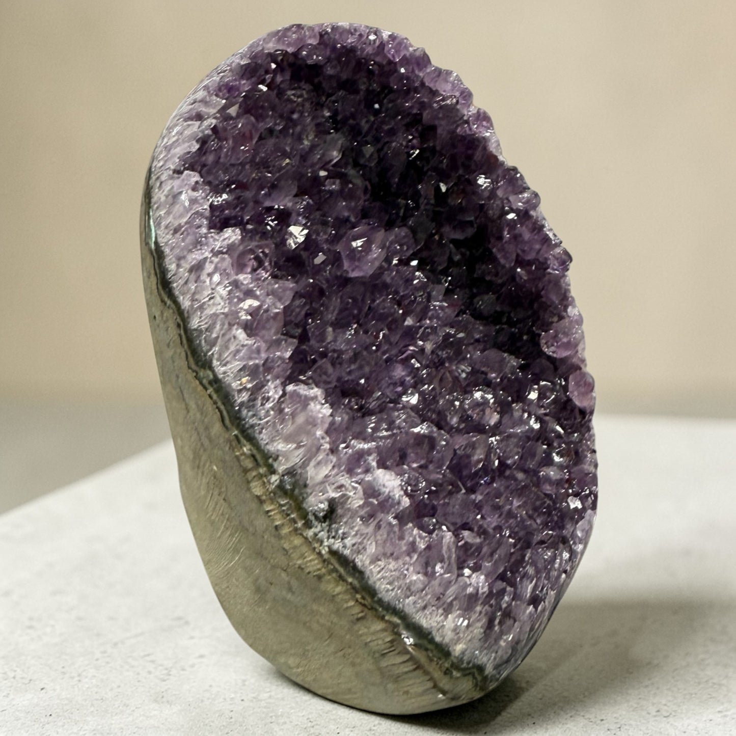 Amethyst Geode Polished from Uruguay (N488)