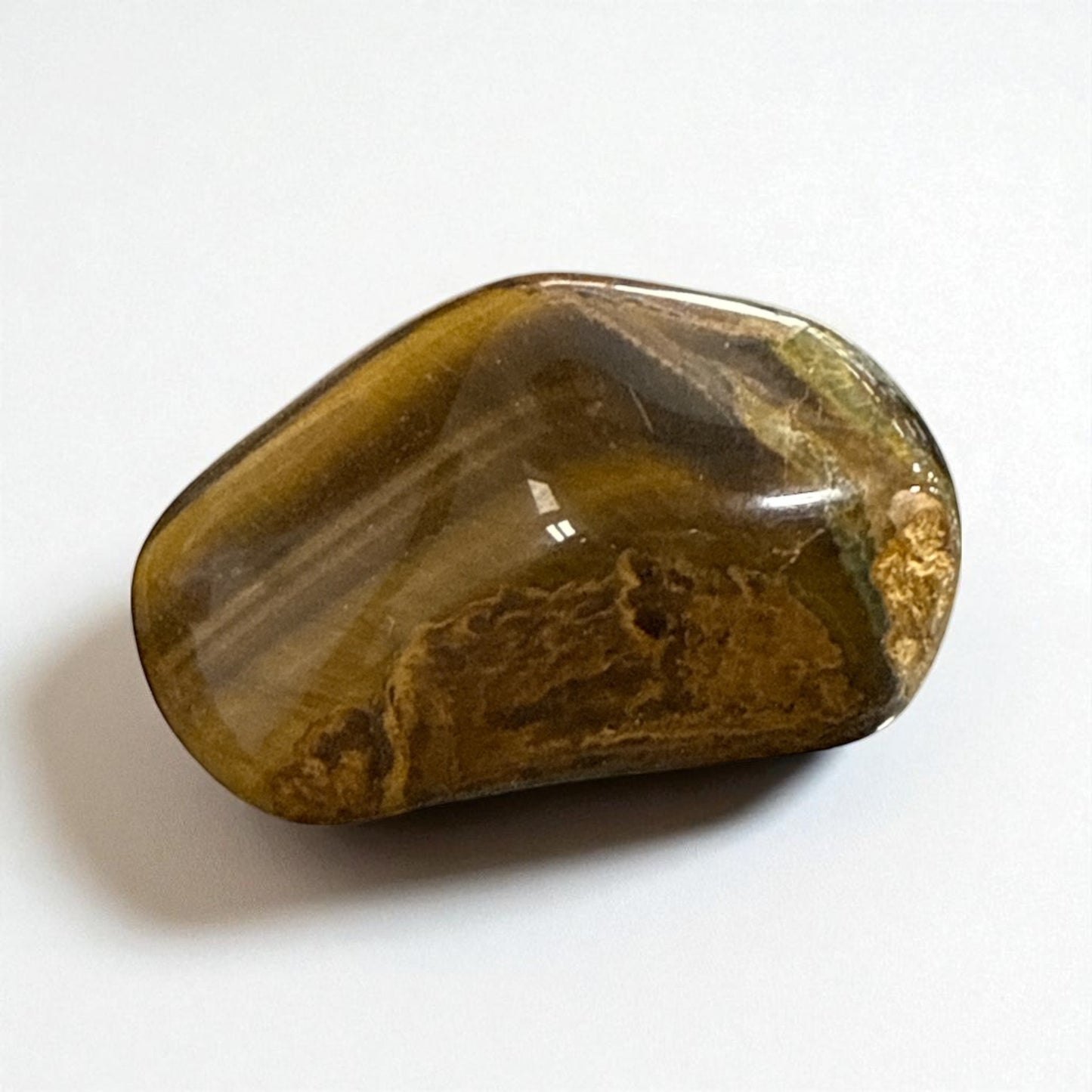 Genuine Tiger eye Tumble Stones  (Free Shipping) 7 Pieces