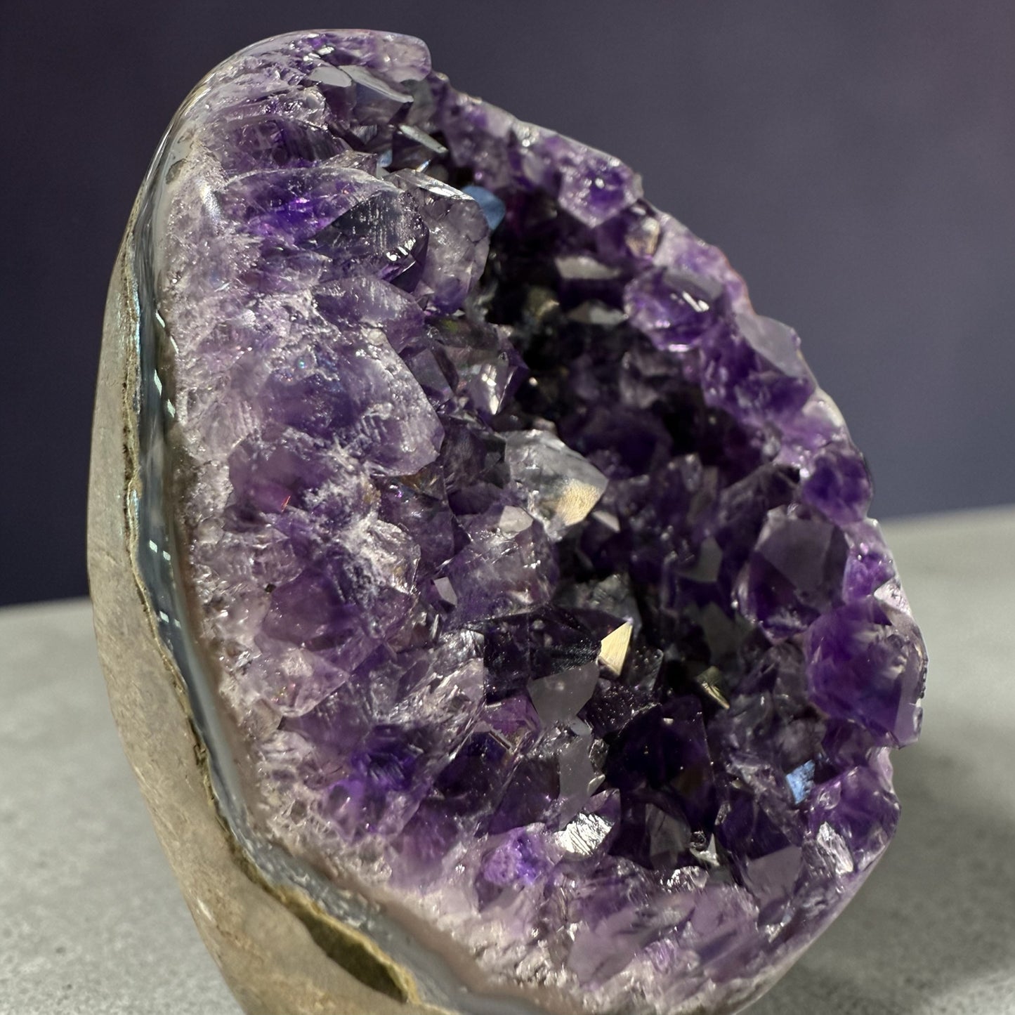 Amethyst Geode Polished N480