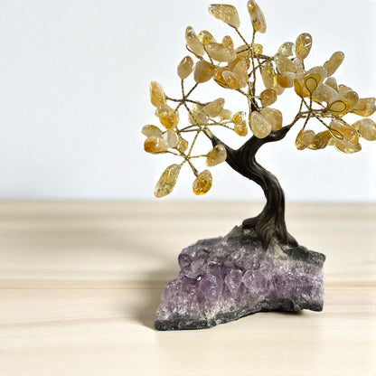 Heated Amethyst Tree for Wealth and Abundance (12 Branches) N436