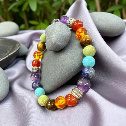 Genuine Seven Chakras Bracelet 8mm (Free shipping)
