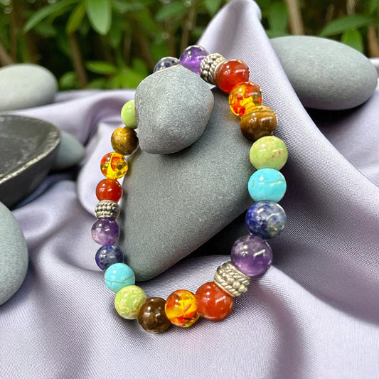 Genuine Seven Chakras Bracelet 8mm (Free shipping)