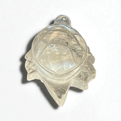 Genuine Clear Quartz turtle for Manifestation and Grounding