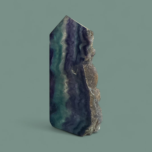 Purple and Green fluorite Tomb N404