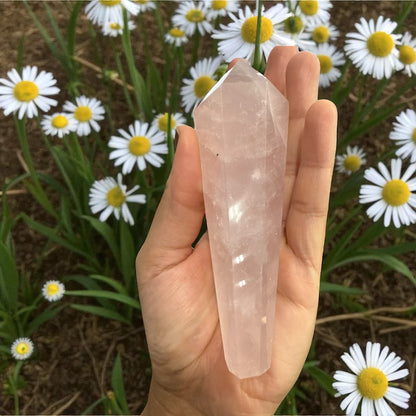 Genuine Rose quartz Tower