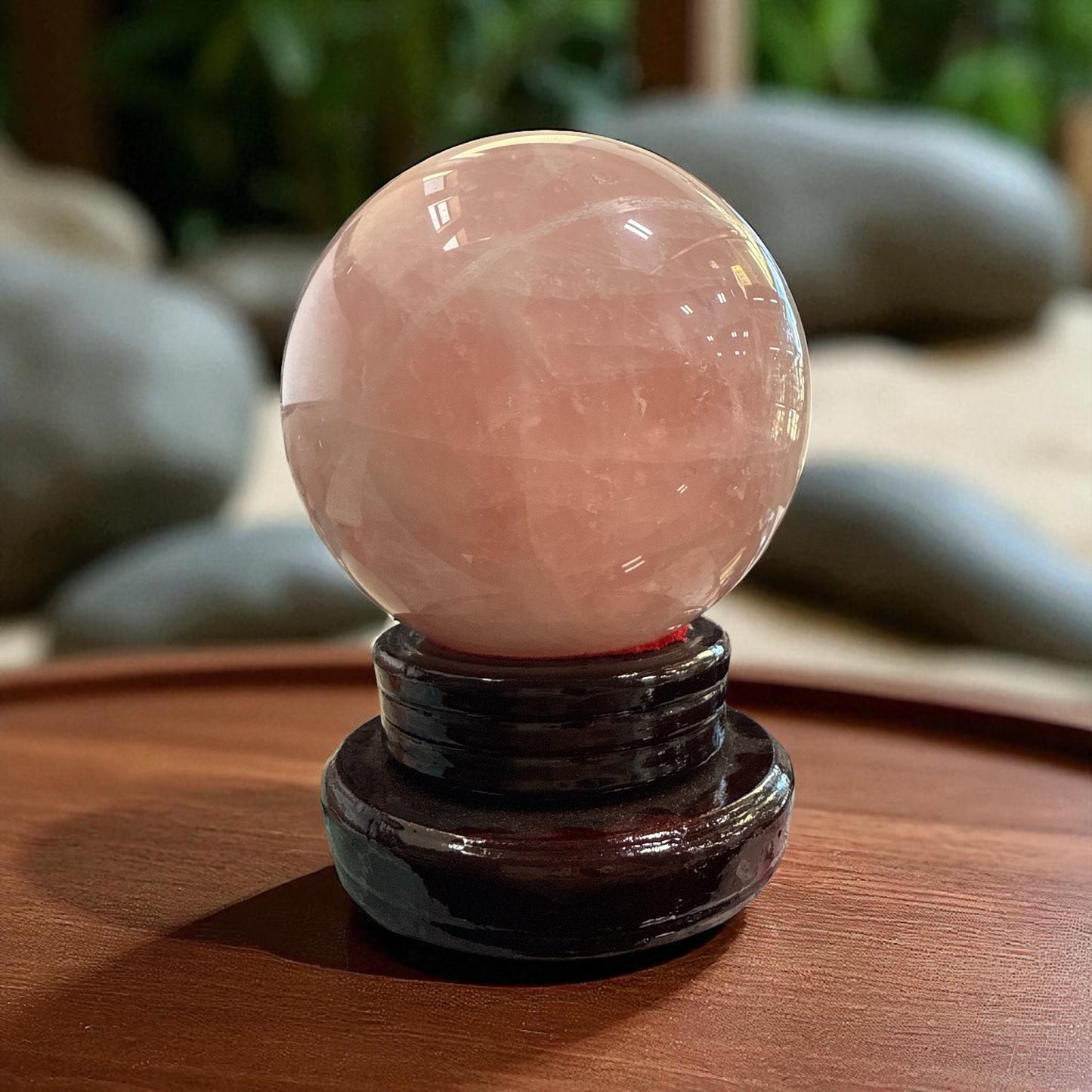 Genuine Rose quartz Sphere 125 mm