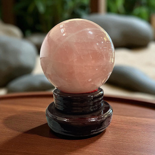 Genuine Rose quartz Sphere 125 mm