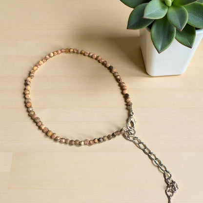 Rhodochrosit bracelet adjustable N453