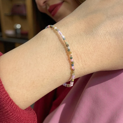 Tourmaline bracelet adjustable N452