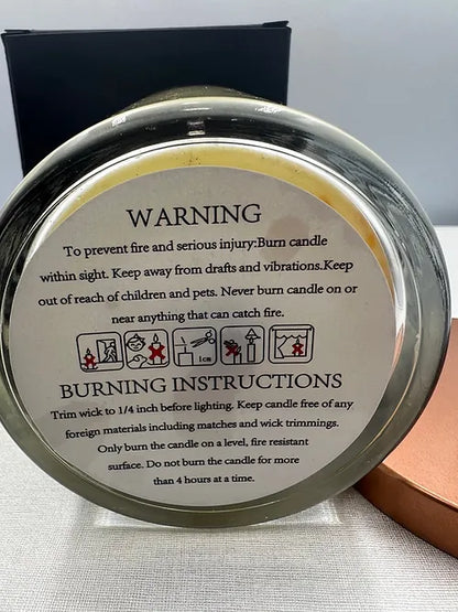 Luxury Jasmine Candle with Gemstone