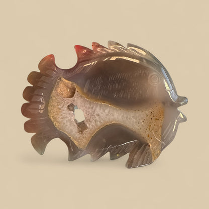 Genuine Agate Carved Fish (Brazil) N420