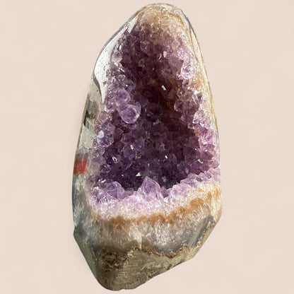 Rare Double sided (Twin formation) Amethyst Geode N467