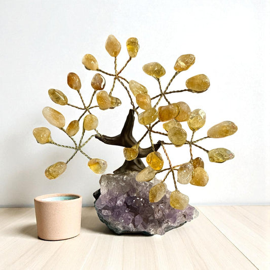 Heated Amethyst Tree for Wealth and Abundance(7 Branches) N432