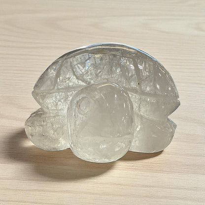 Genuine Clear Quartz turtle for Manifestation and Grounding