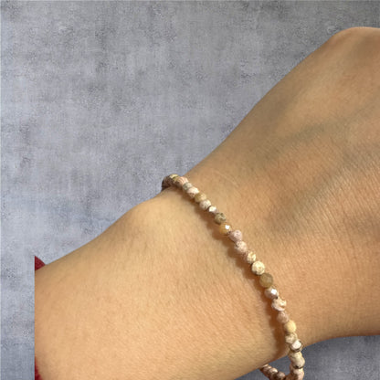 Rhodochrosit bracelet adjustable N453