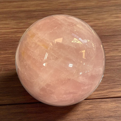 Genuine Rose quartz Sphere 130 mm