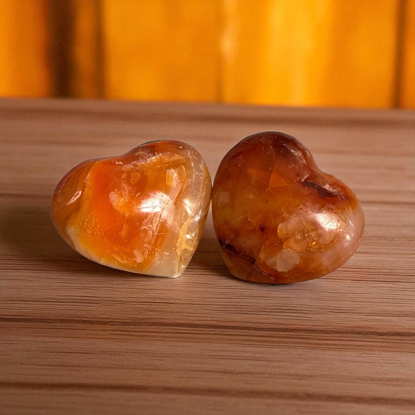 Genuine Carnelian Heart Stones (1 piece) (Free shipping)