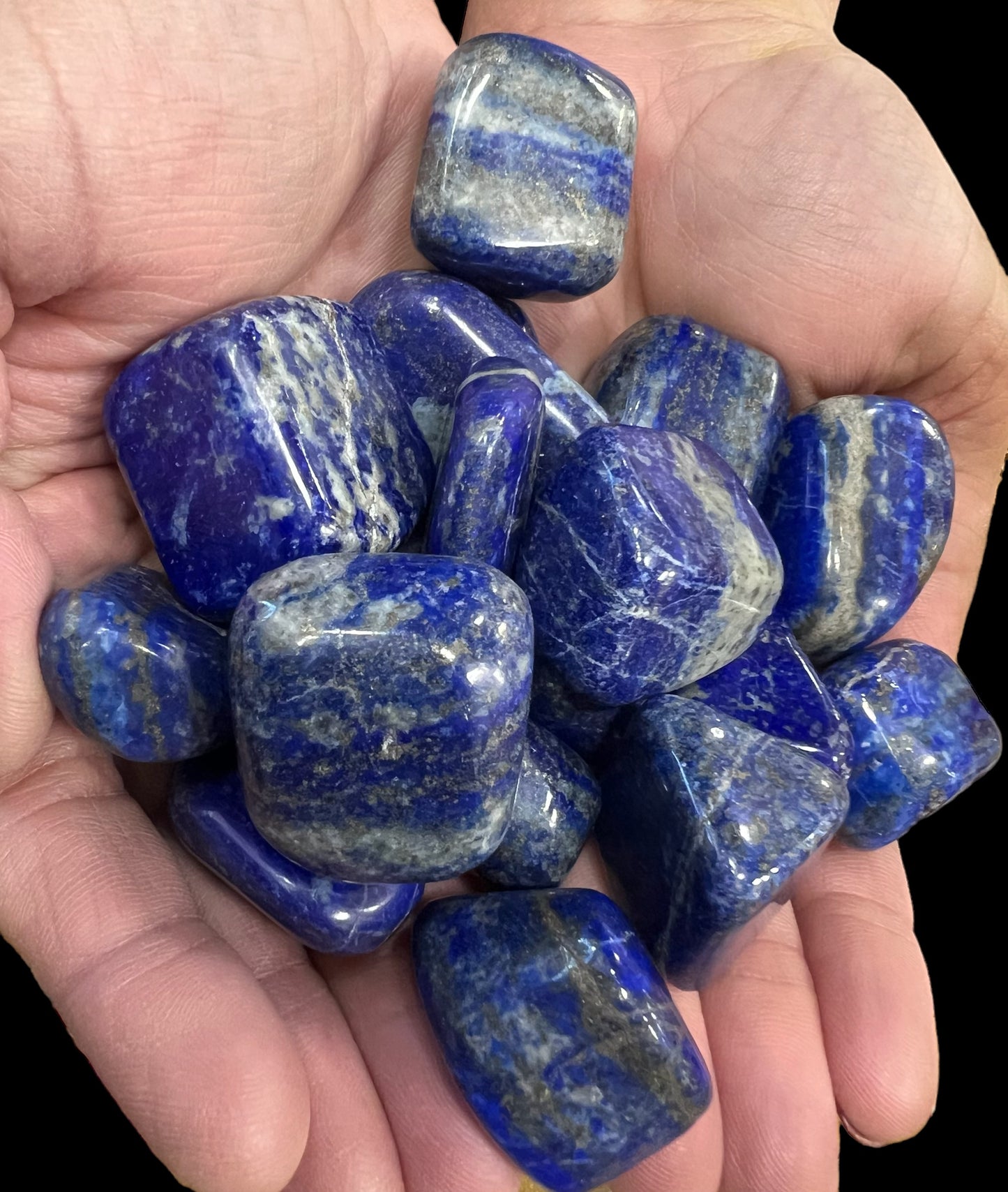 Lapis Lazuli Tumbled Stones ( Free Shipping )