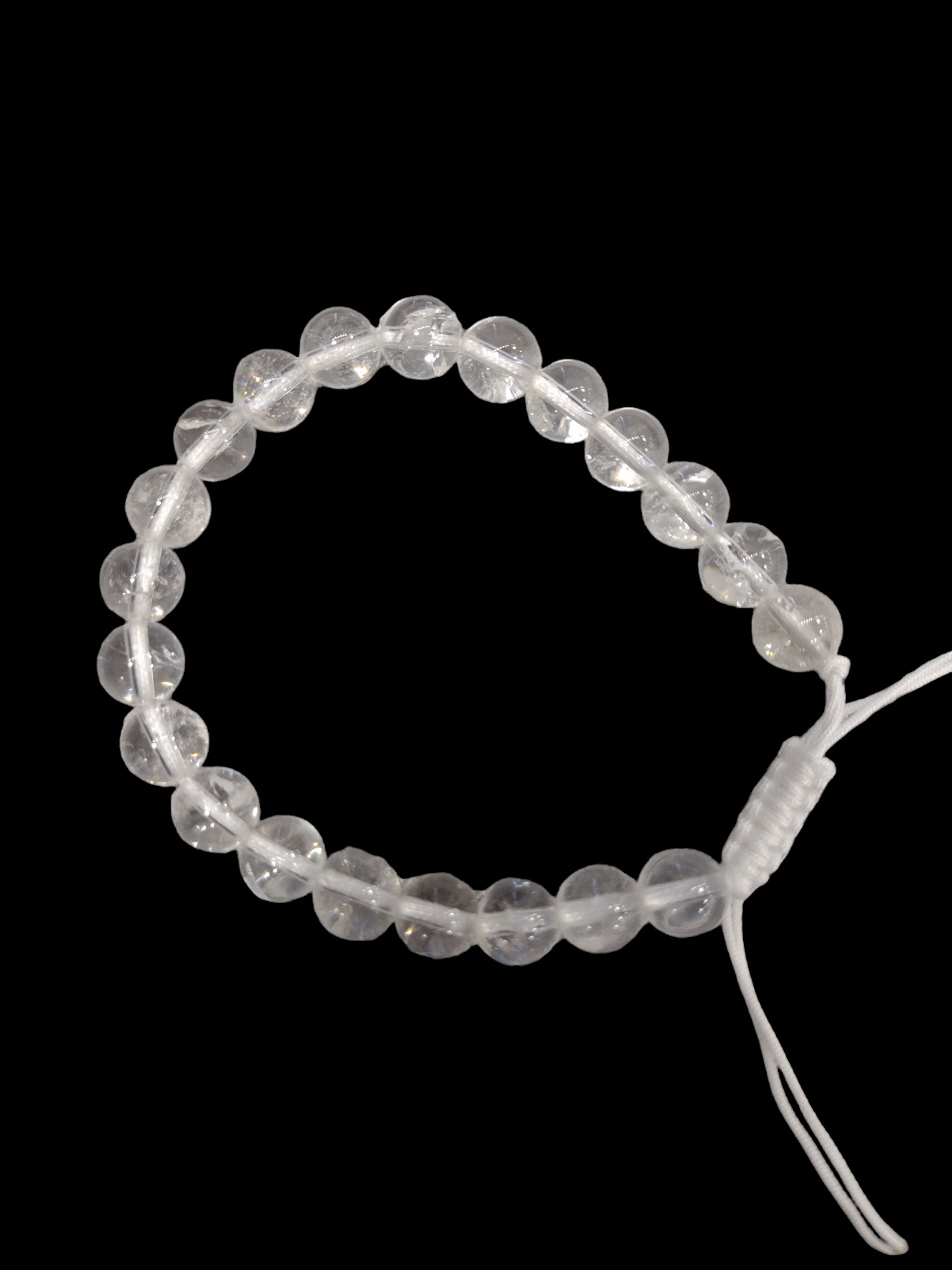 Clear Crystal quartz bracelet (8mm) (Free Shipping)