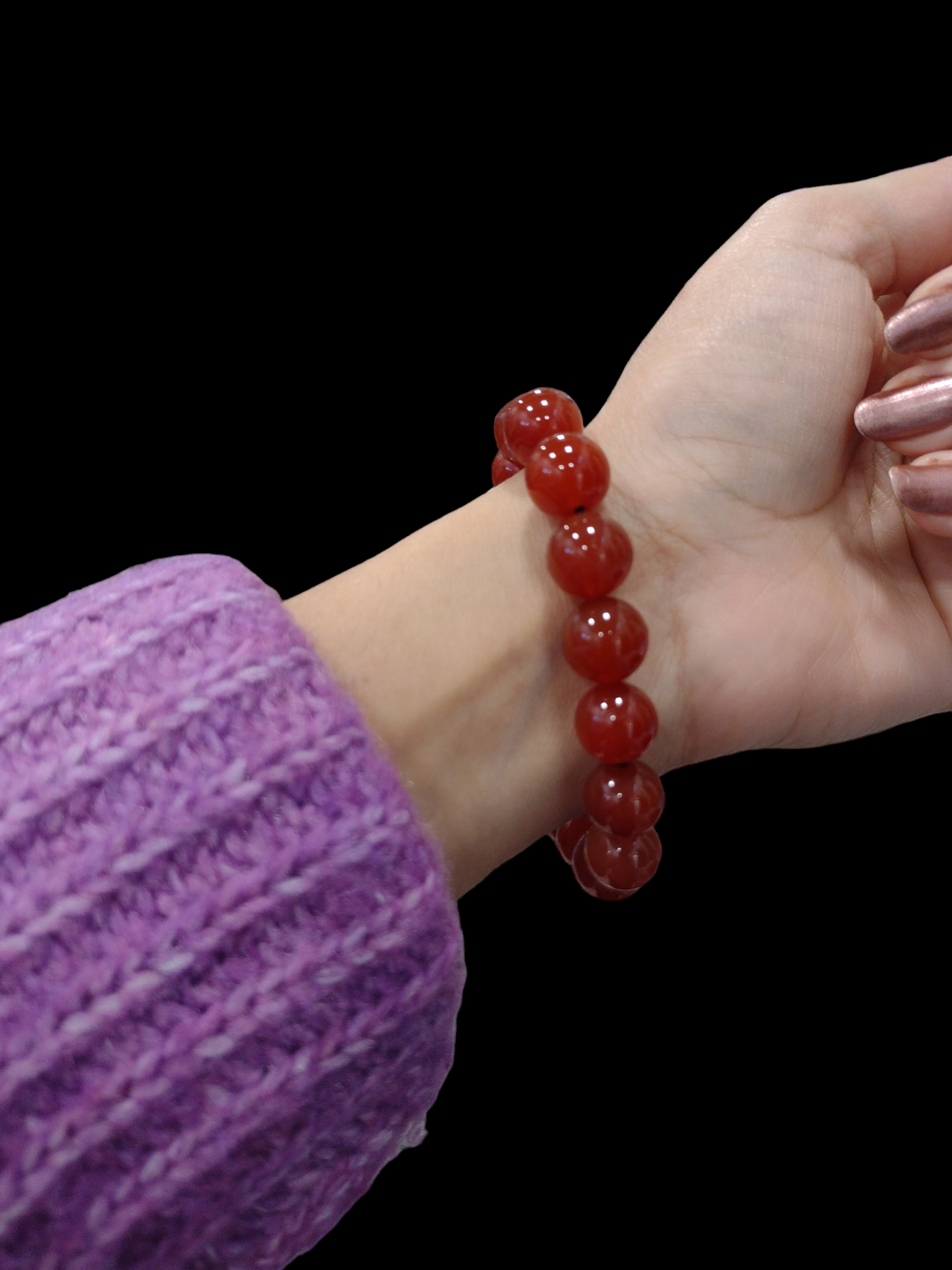 Carnelian Bracelet 12 mm( Free Shipping )