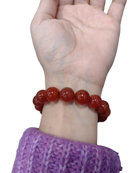 Carnelian Bracelet 12 mm( Free Shipping )