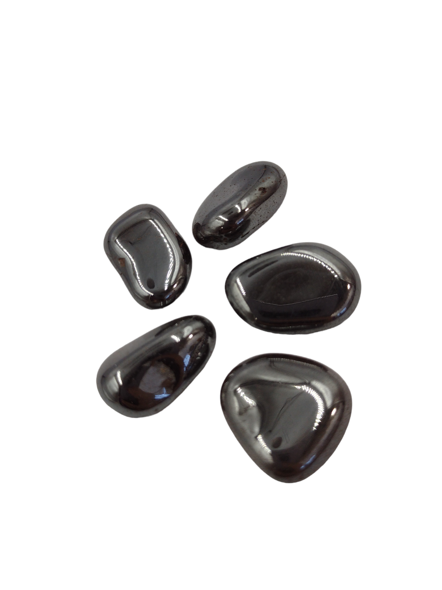 Hematite Stone Tumbled 5 pieces ( Free Shipping )