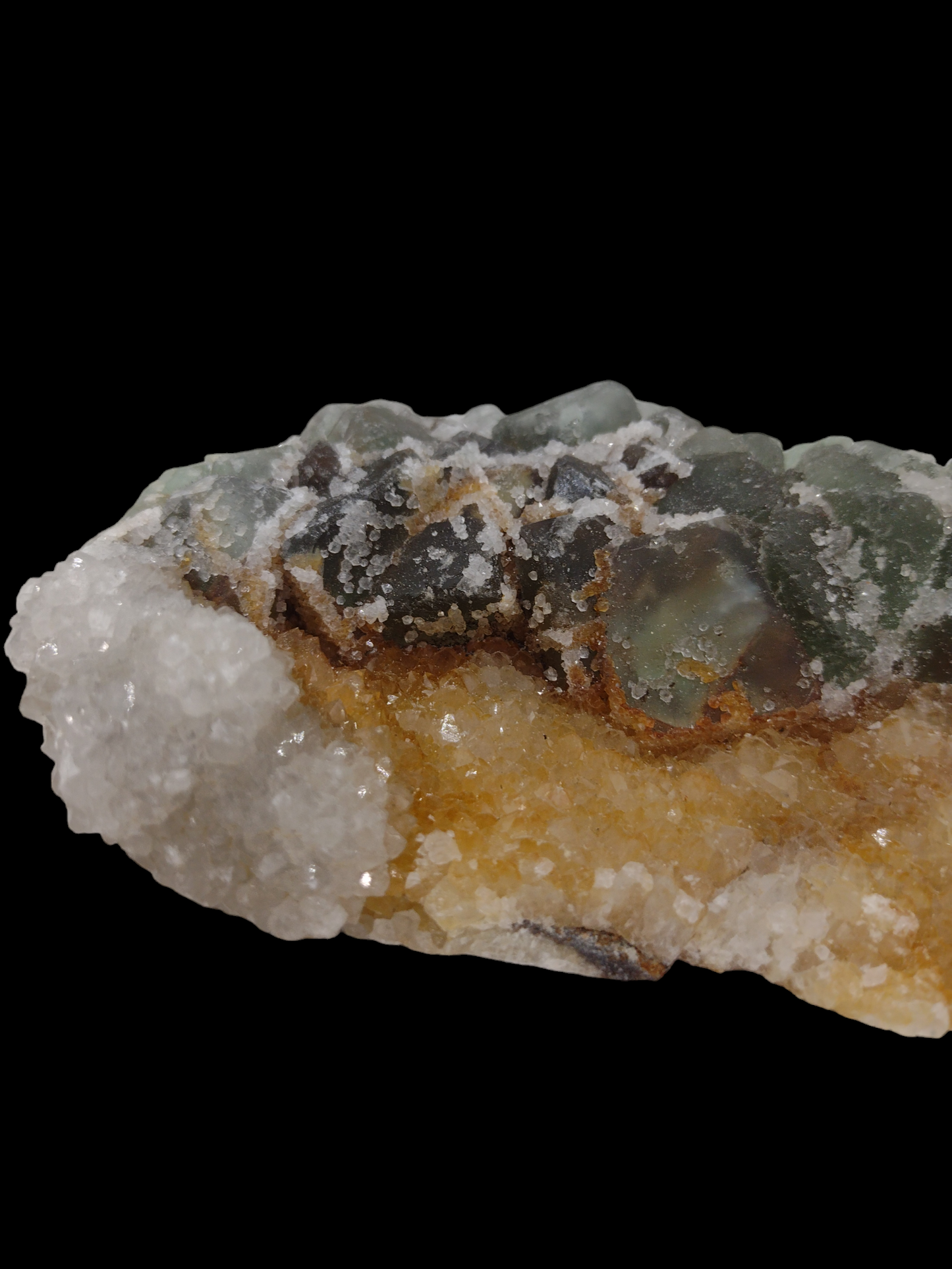 Sugar green Fluorite Specimen N15 (Free Shipping )