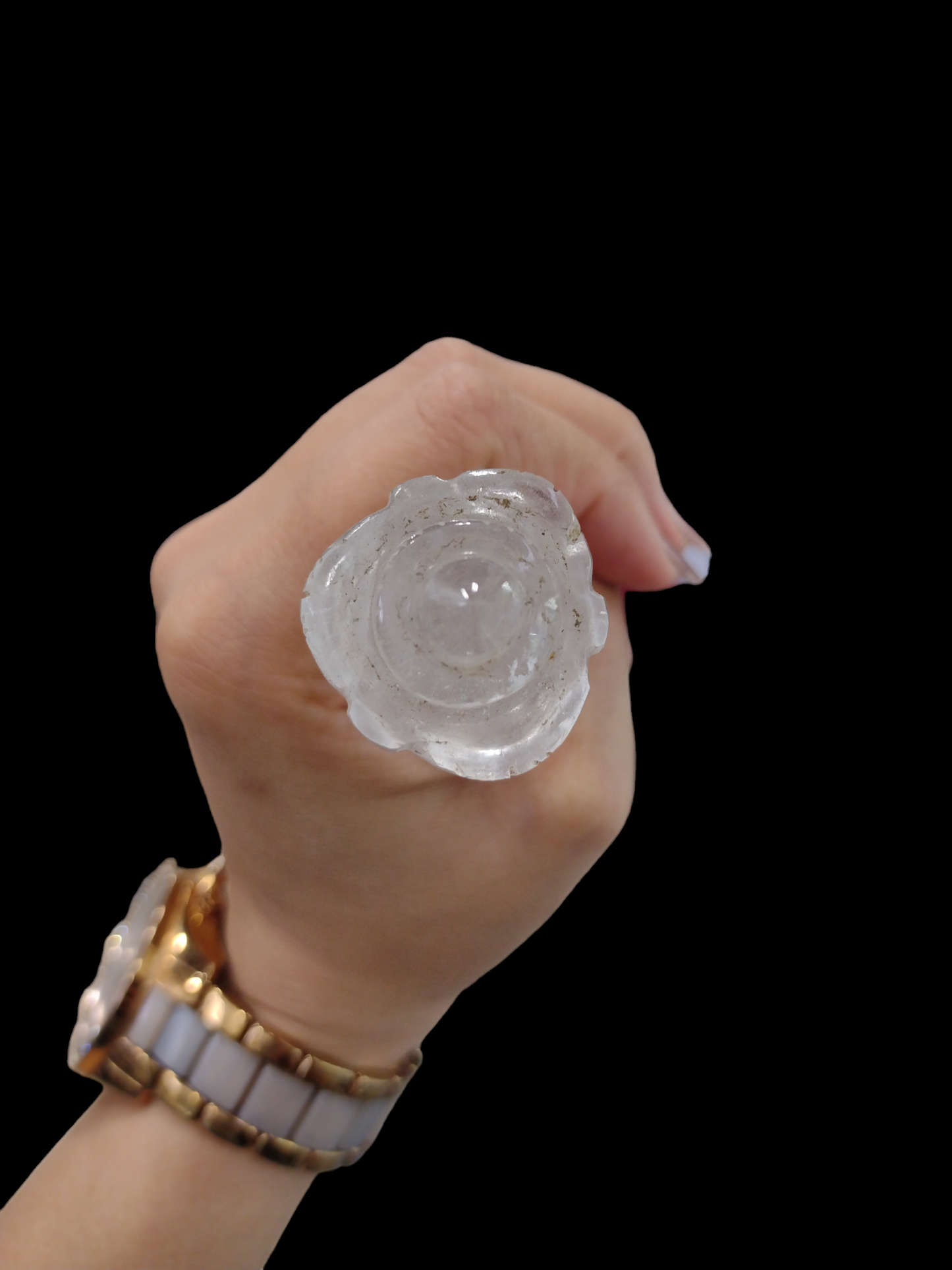 5 inch Dorje Crystals (Carved) N23 ( Free Shipping )