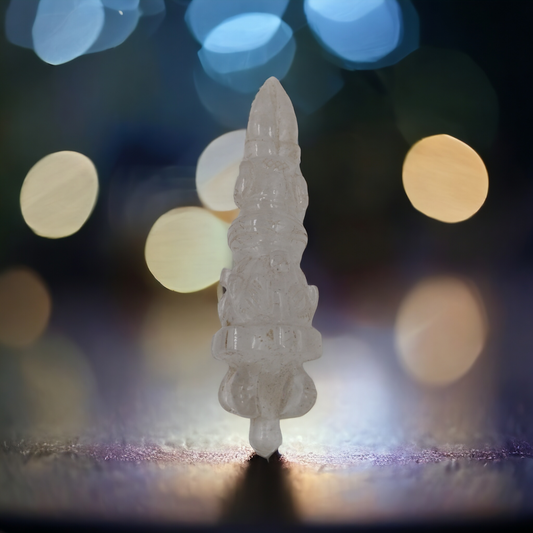 5 inch Dorje Crystals (Carved) N23 ( Free Shipping )