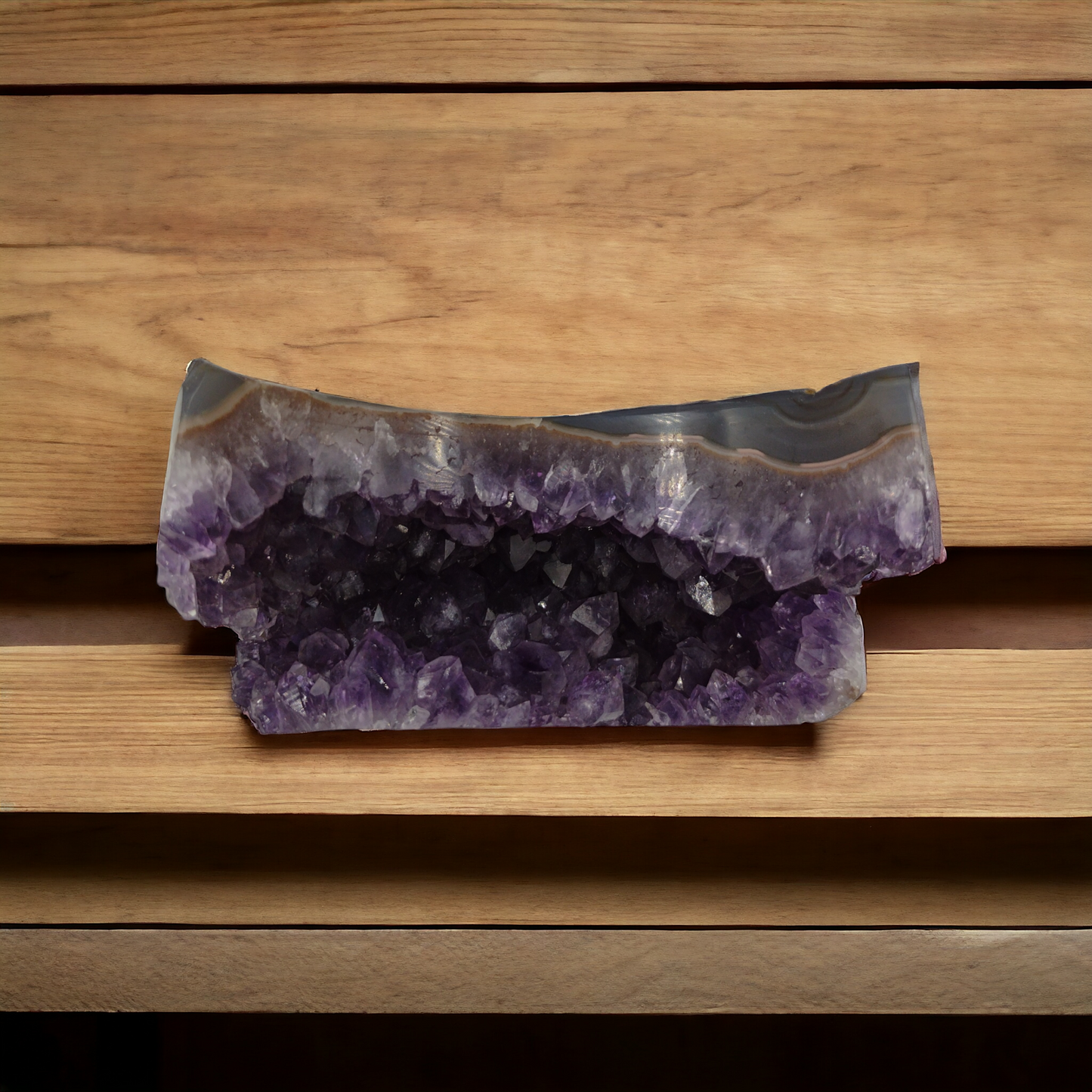 Amethyst Moon shaped crystals N29 ( Free Shipping )