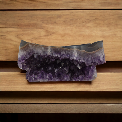 Amethyst Moon shaped crystals N29 ( Free Shipping )