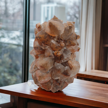 Chocolate calcite specimen N57 ( Free Shipping )