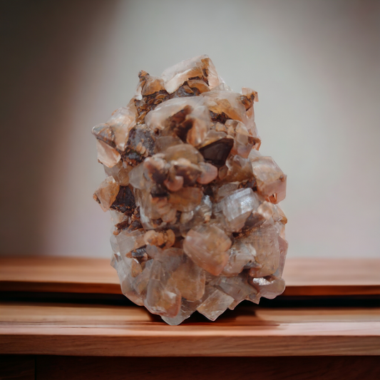 Chocolate calcite specimen N57 ( Free Shipping )