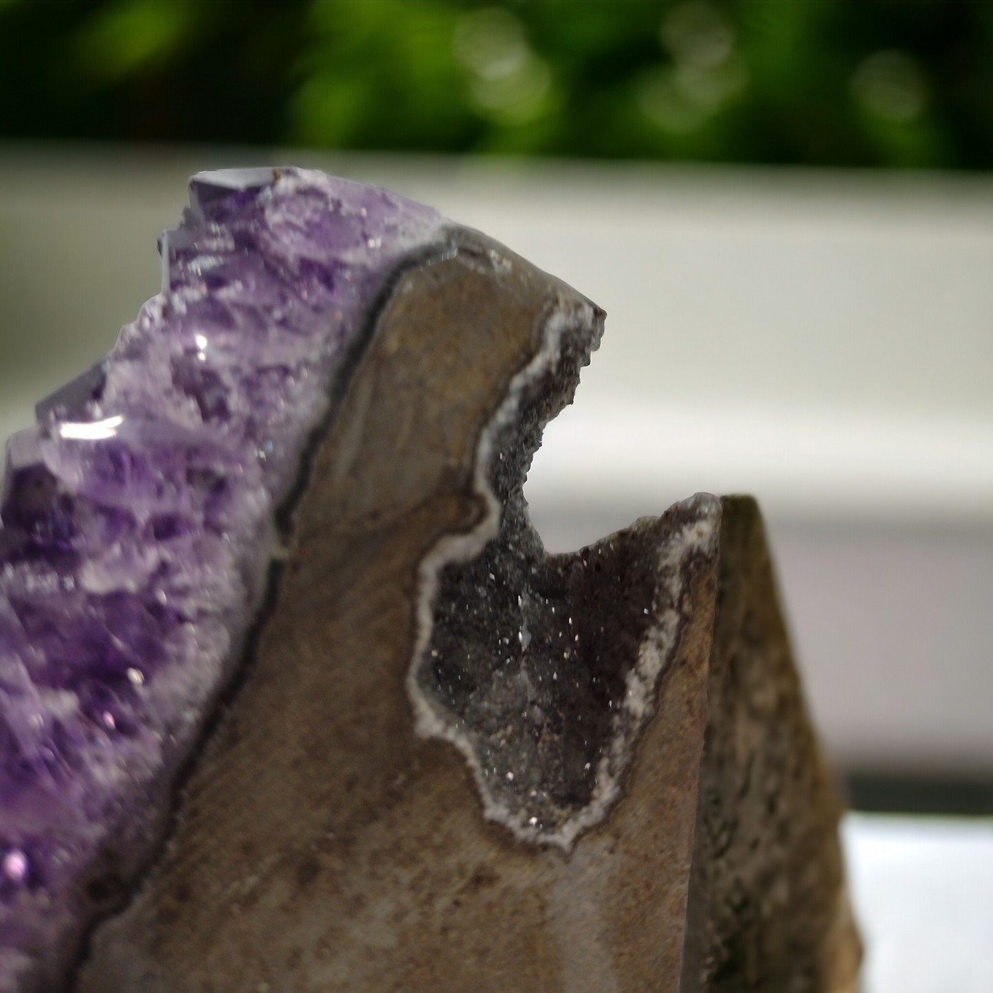 Amethyst Geode Uruguay (High Grade Specimen) N96.(Free Shipping )
