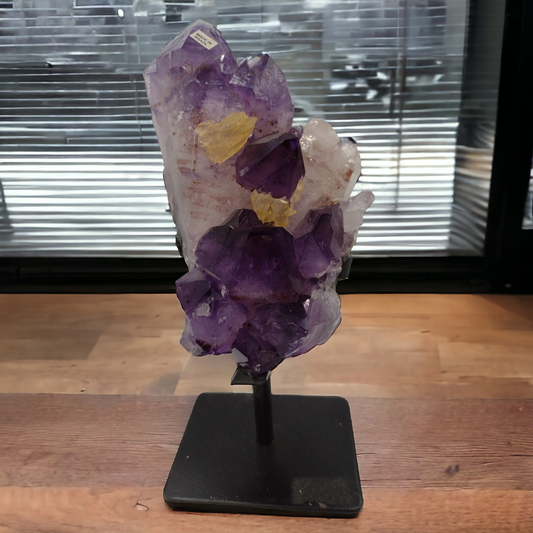 Amethyst Crystals Specimen made in Brazil N99.( Free Shipping )