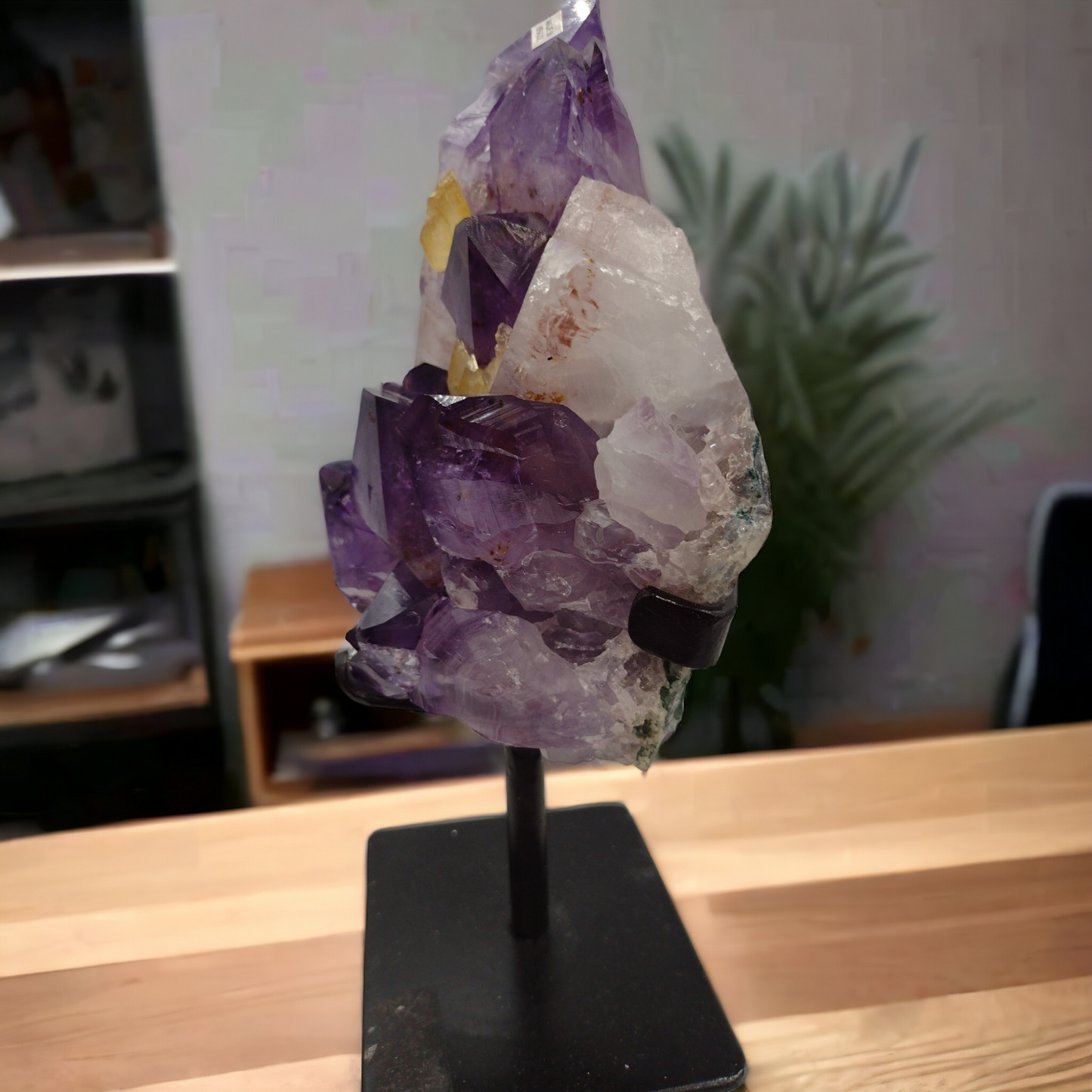 Amethyst Crystals Specimen made in Brazil N99.( Free Shipping )