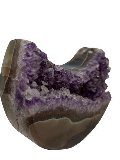 Amethyst Moon Shaped Crystals N142.( Free Shipping )