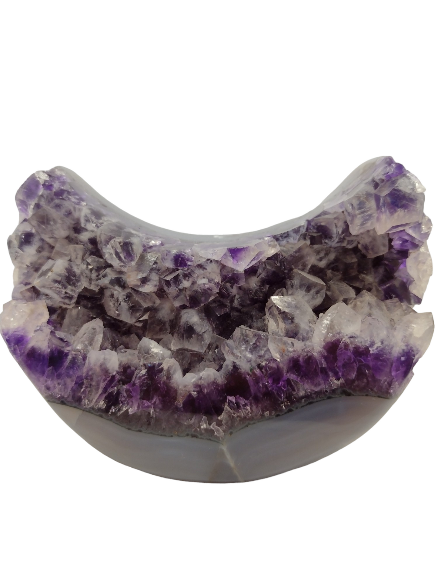 Amethyst Moon shaped Crystals N141  ( Free Shipping )