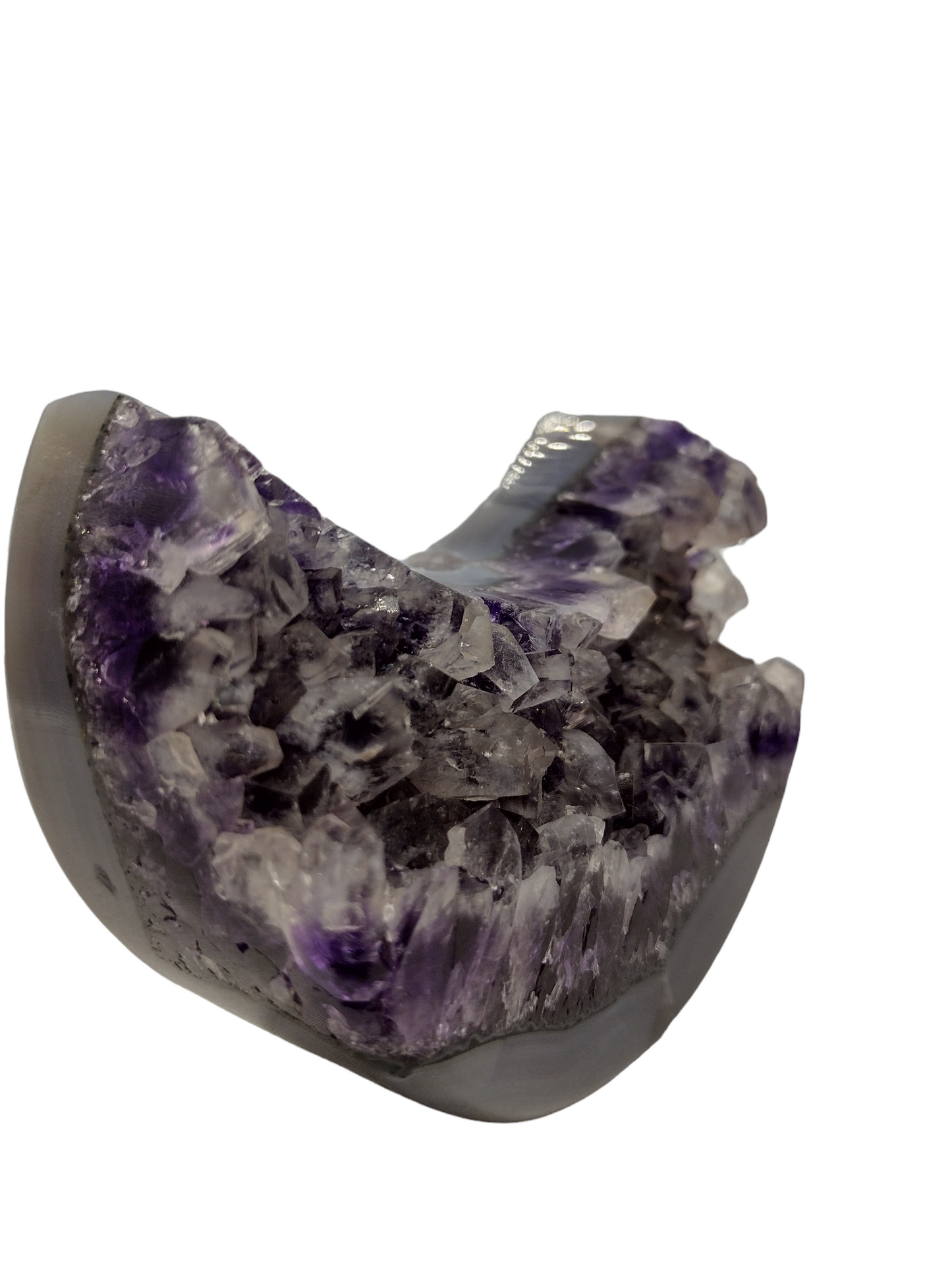 Amethyst Moon shaped Crystals N141  ( Free Shipping )
