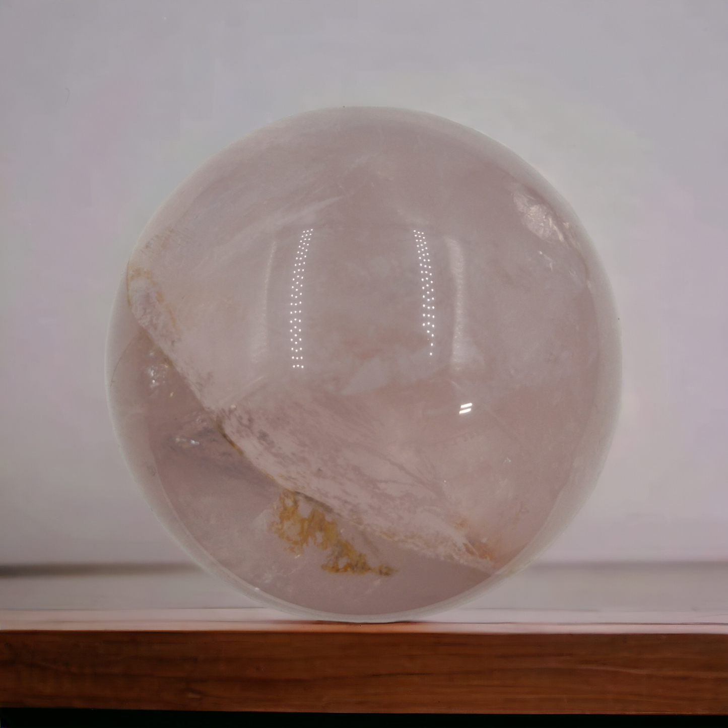 Rose Quartz Sphere crystal N165.( Free Shipping )