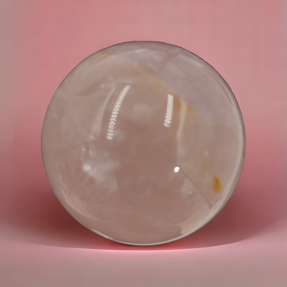 Rose Quartz Sphere Crystal N167.( Free Shipping )