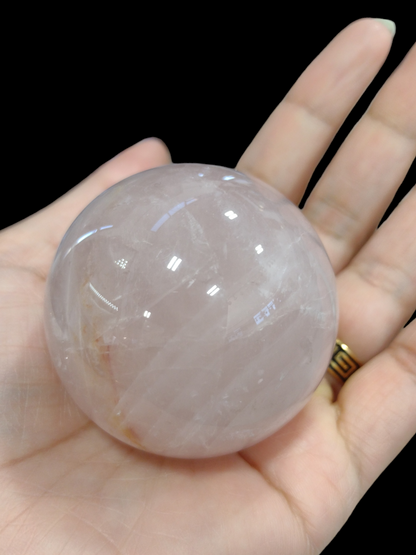 Rose Quartz Sphere Crystals N171.( Free Shipping )