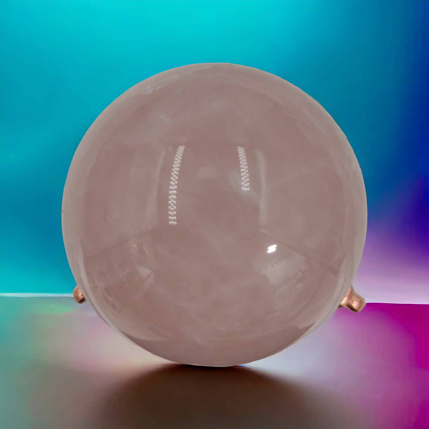Rose Quartz Sphere Crystals N172.( Free Shipping )