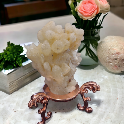Orange Flower Calcite Specimen N229