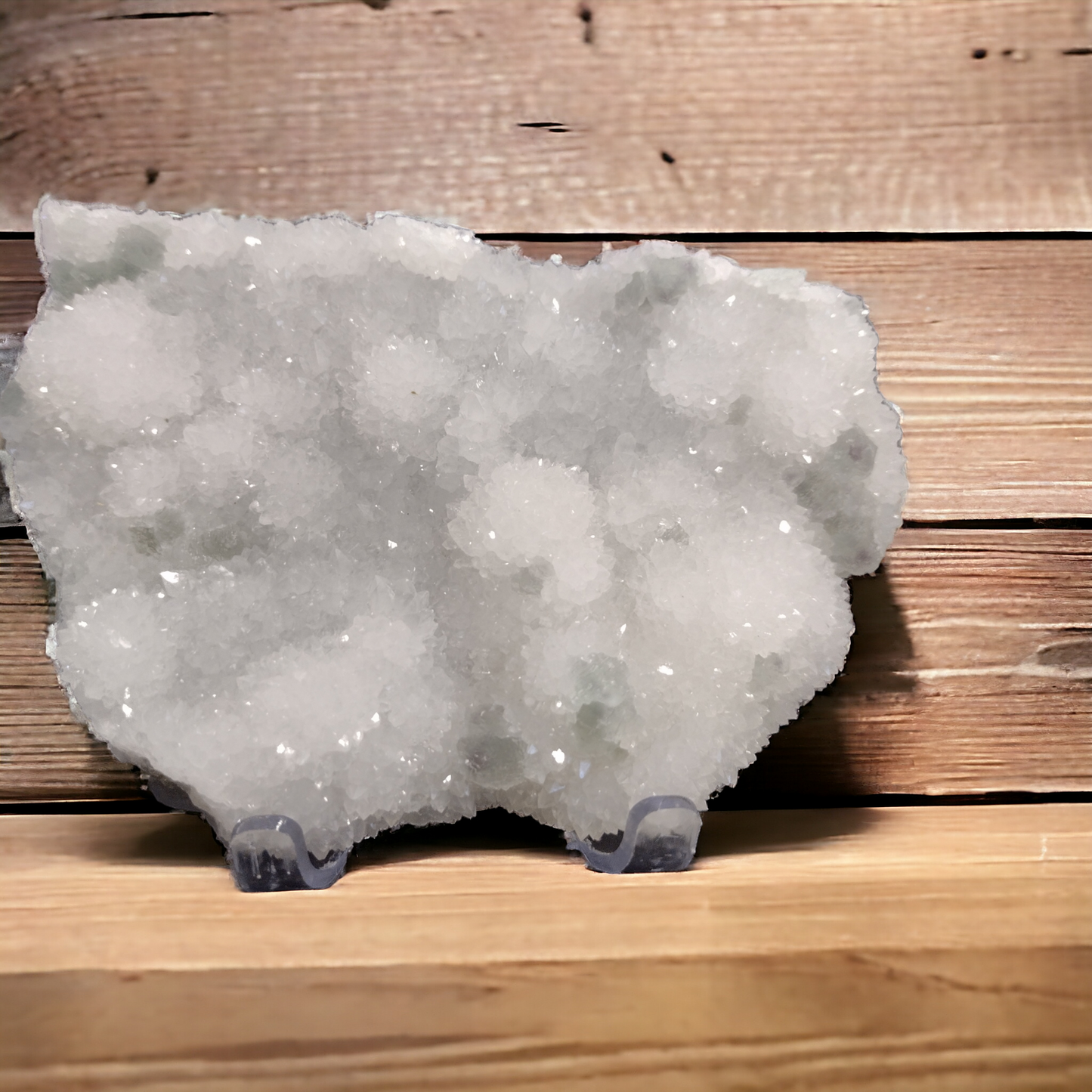 Green Fluorite With Calcite Specimen N235. ( Free Shipping )