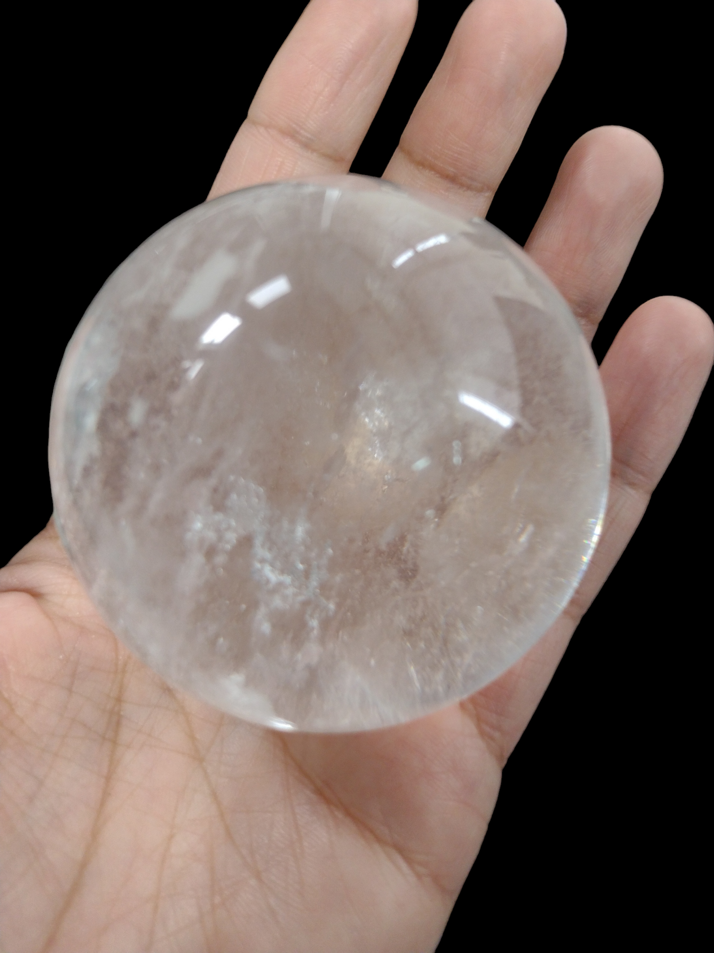 Natural Clear Quartz Crystal ball 50mm N248.( Free Shipping ).( Free Shipping )